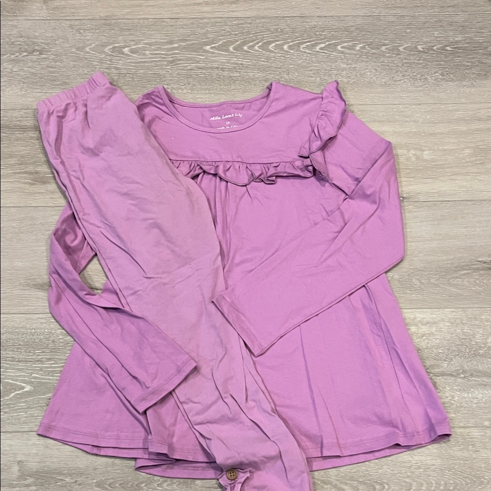 Charming Lilac Long Sleeve Kids Top